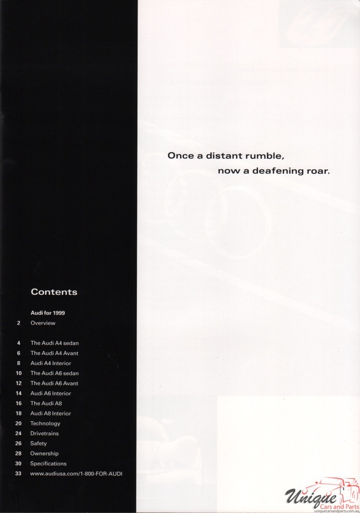 1999 Audi Brochure Page 4